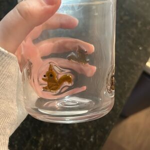 Squirrel Anthropologie Icon Juice Glass 🐿️